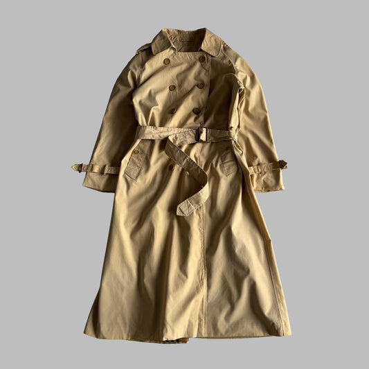 90s Burberry Double Breasted Trench Coat - S