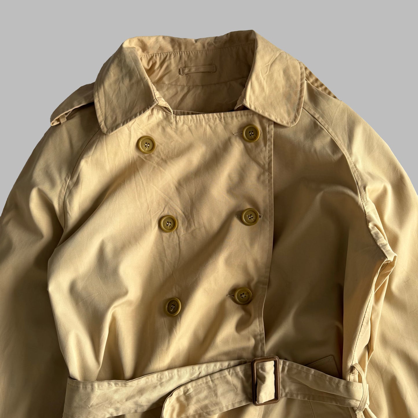 90s Burberry Double Breasted Trench Coat - S