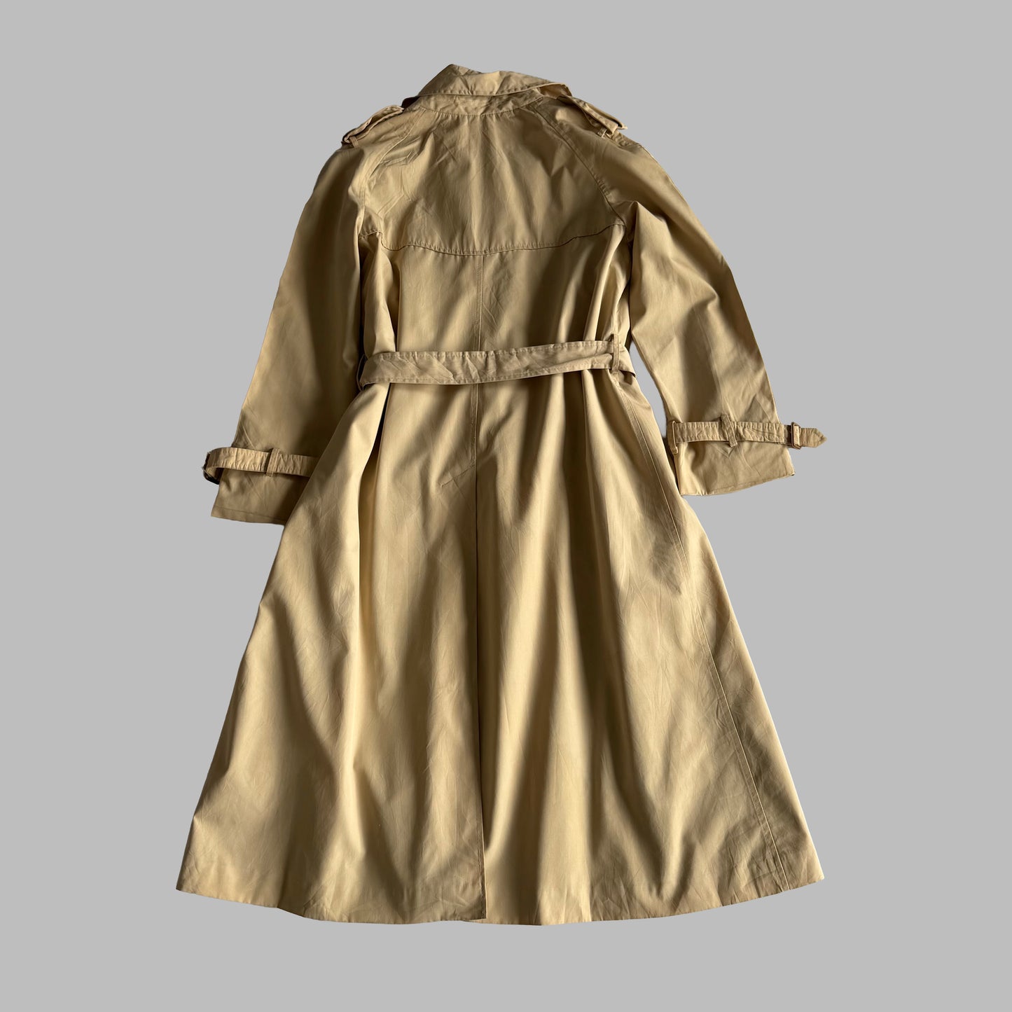 90s Burberry Double Breasted Trench Coat - S