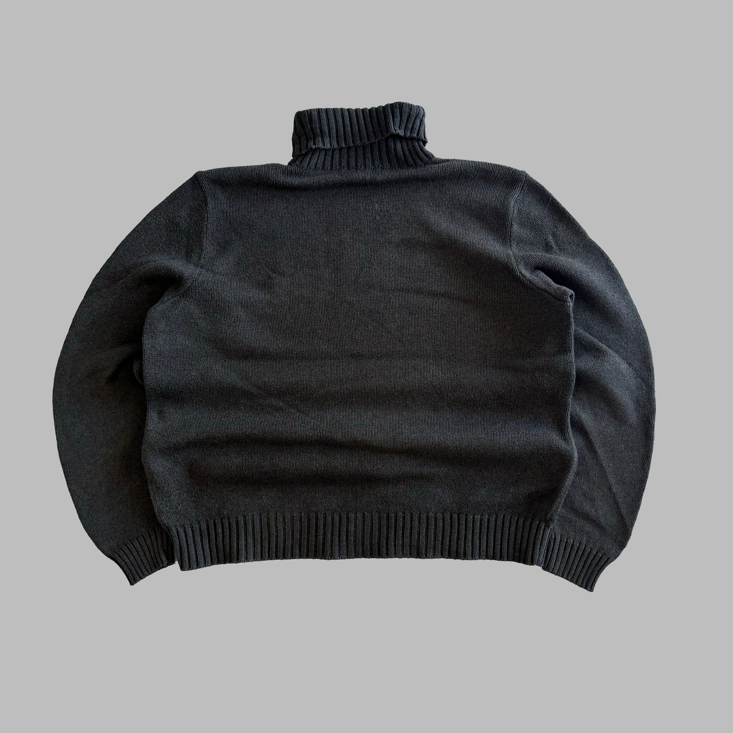 90s Polo Ralph Lauren Turtle Neck Heavy Knit - XL