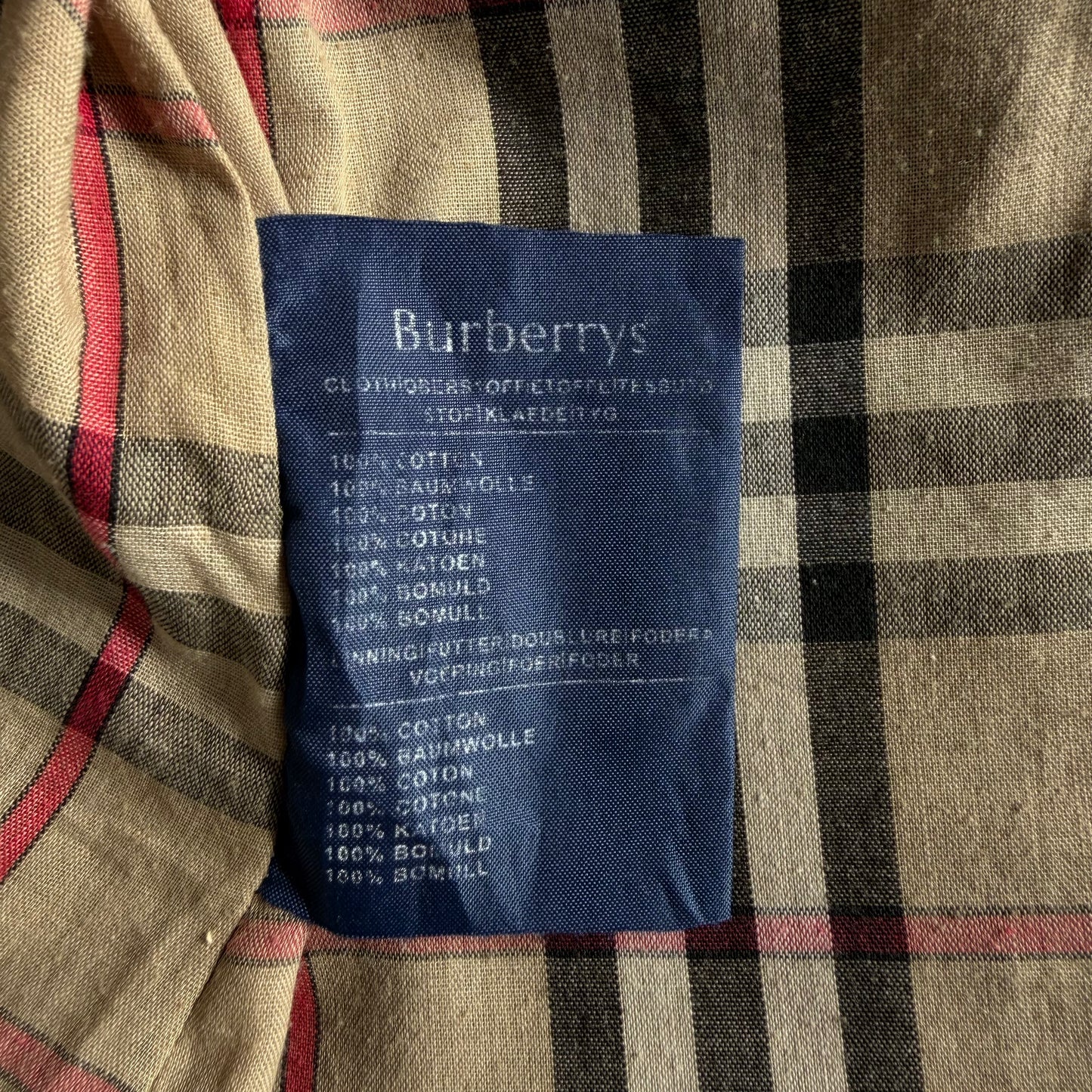 90s Burberry Double Breasted Trench Coat - M