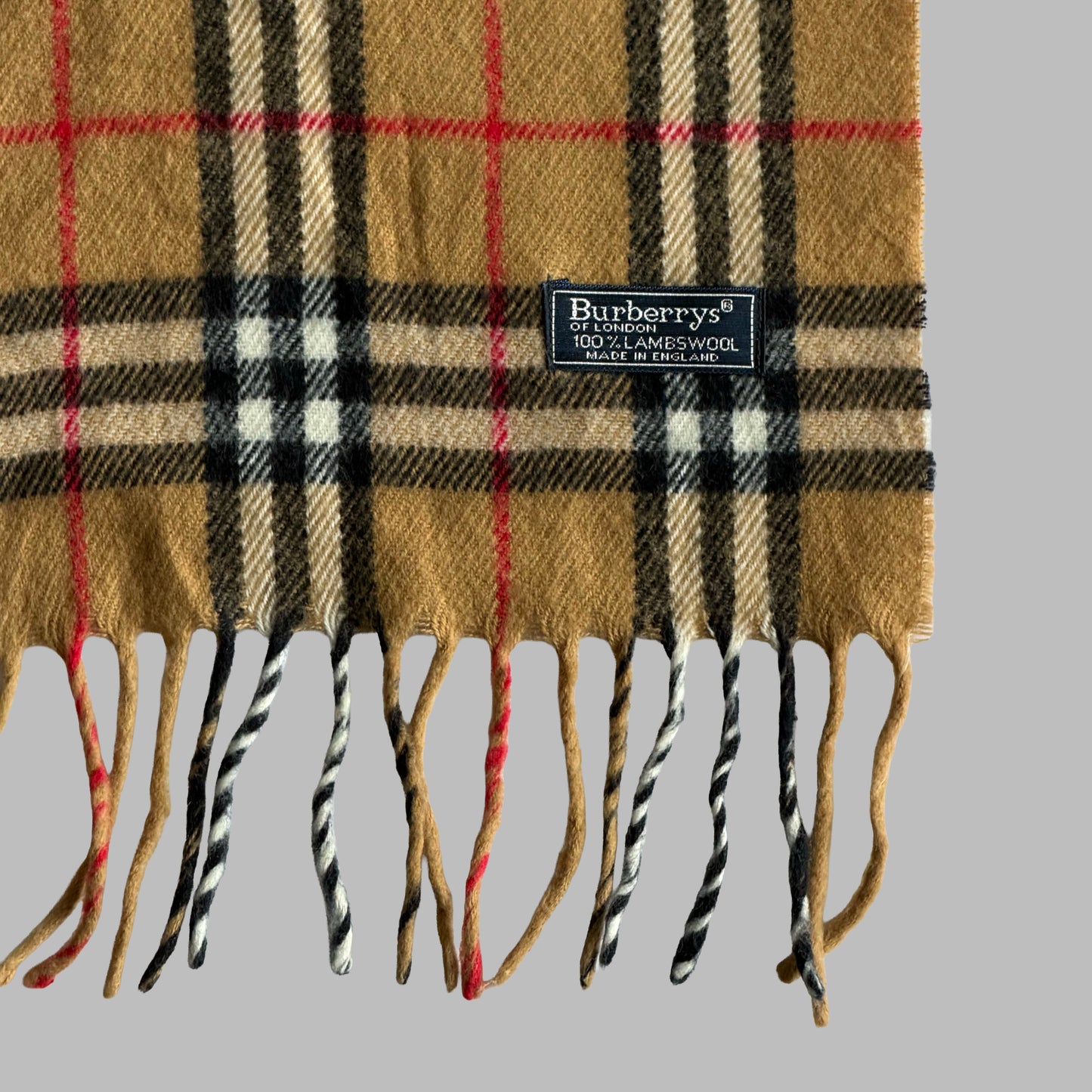 90s Burberry Nova Check Scarf