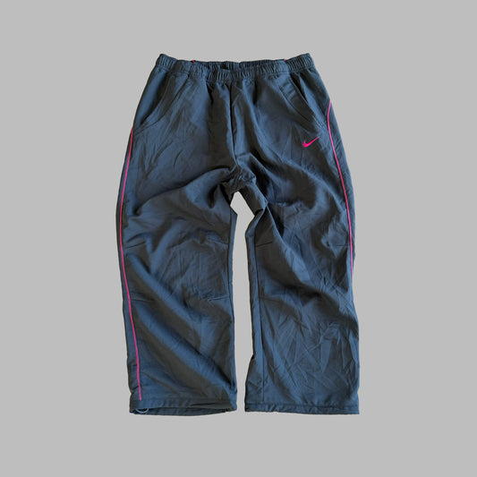Y2K Nike Striped Baggy Capris - S