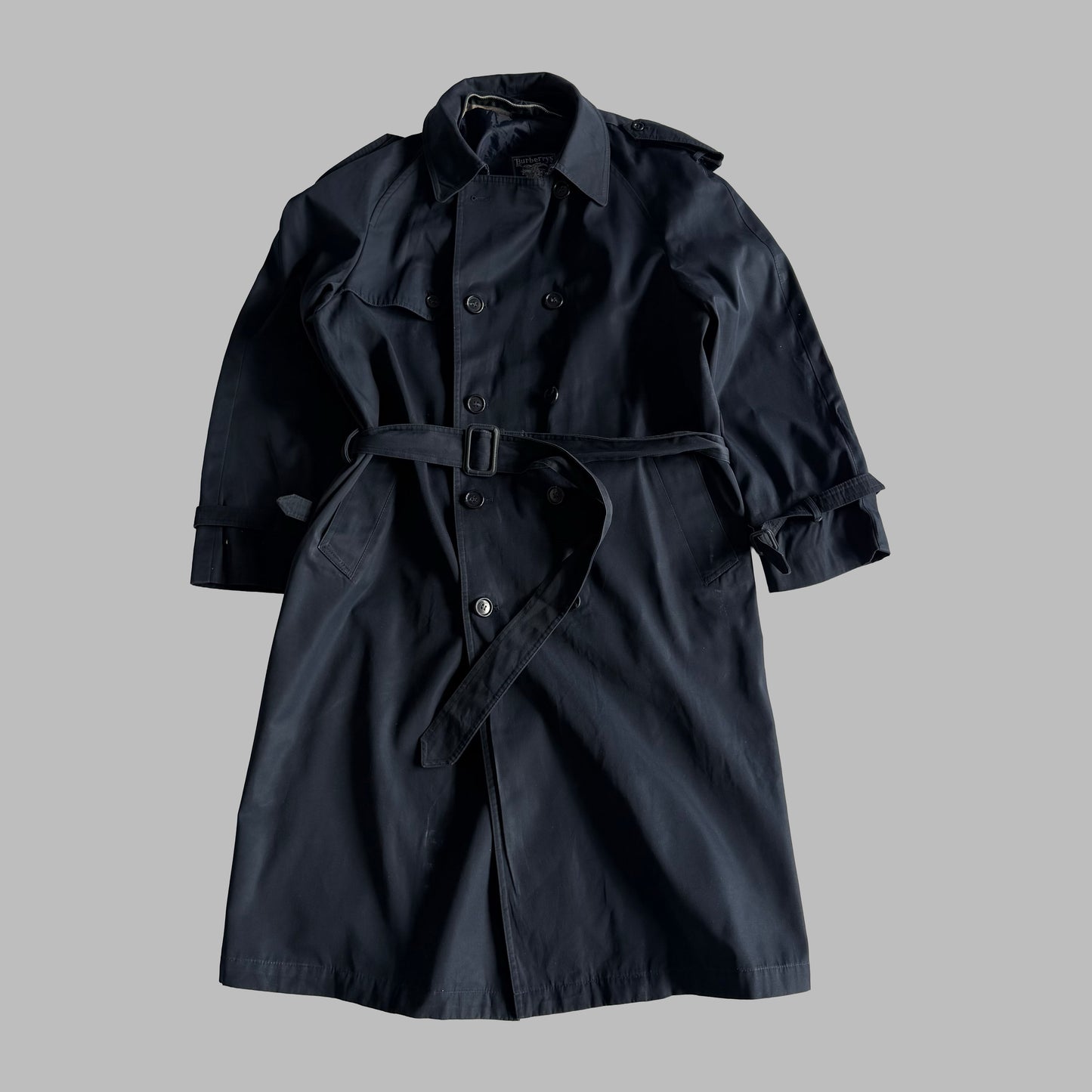90s Burberry Double Breasted Trench Coat - L
