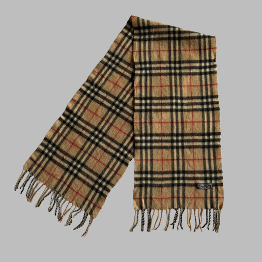 90s Burberry Nova Check Scarf
