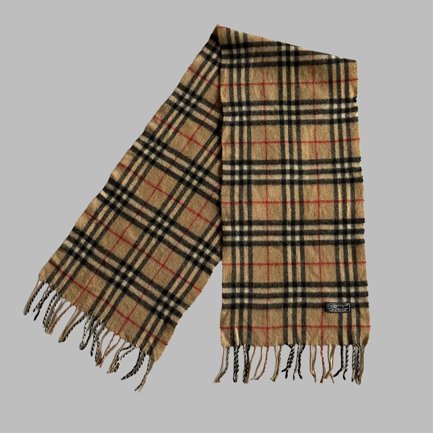 90s Burberry Nova Check Scarf