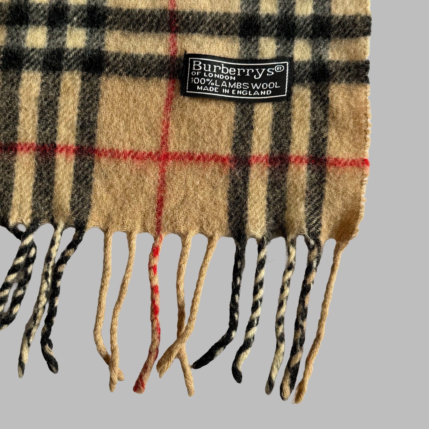 90s Burberry Nova Check Scarf