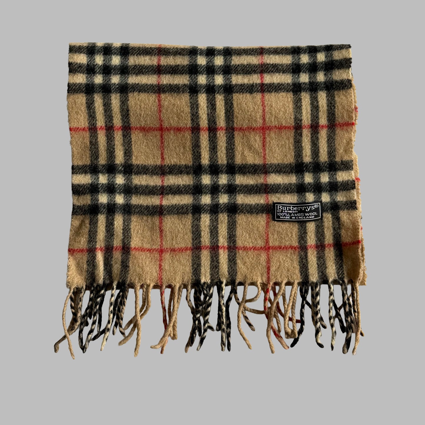 90s Burberry Nova Check Scarf