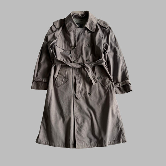 90s Burberry Double Breasted Trench Coat - M