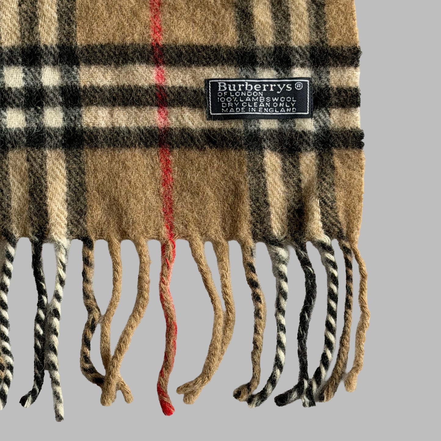 90s Burberry Nova Check Scarf