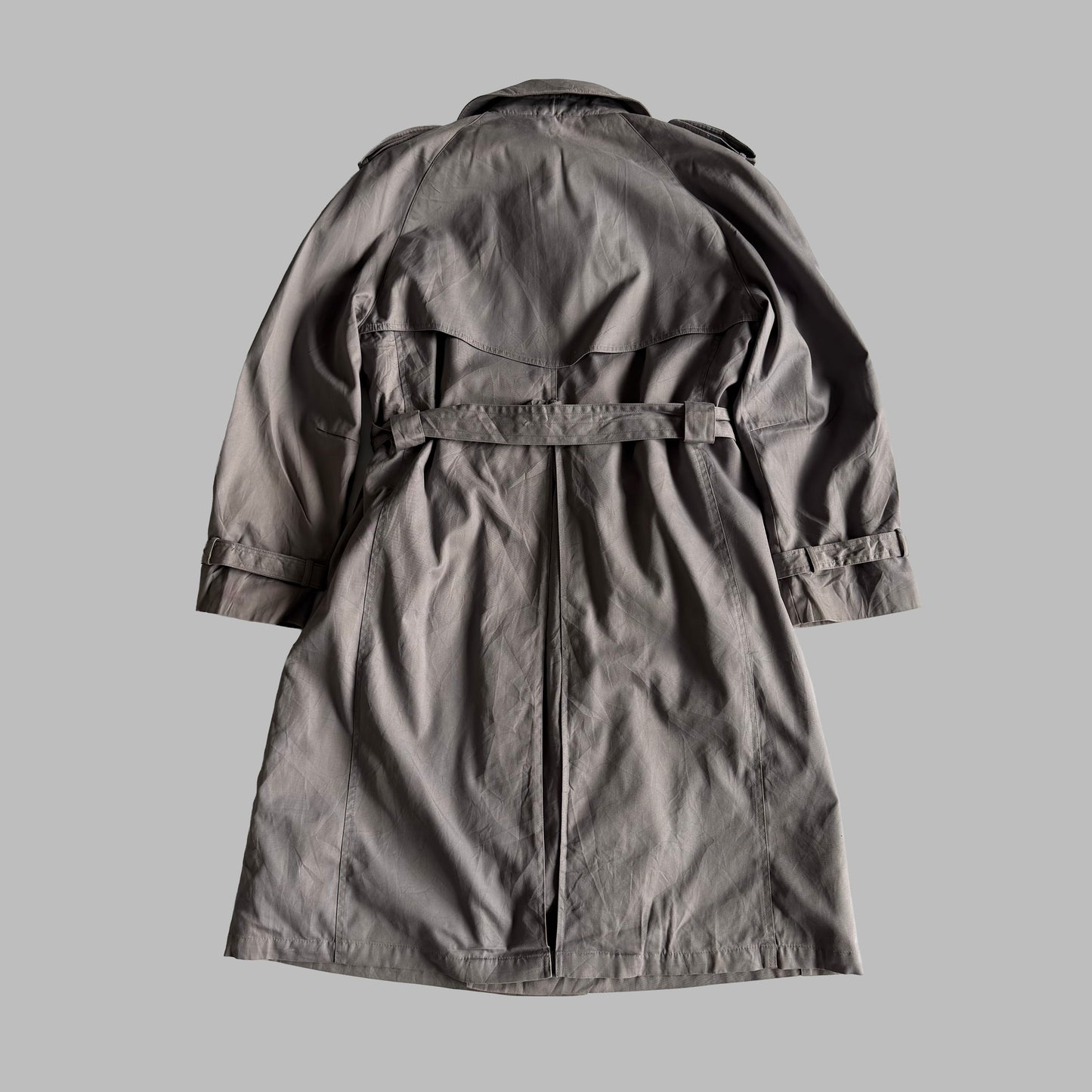 90s Burberry Double Breasted Trench Coat - M