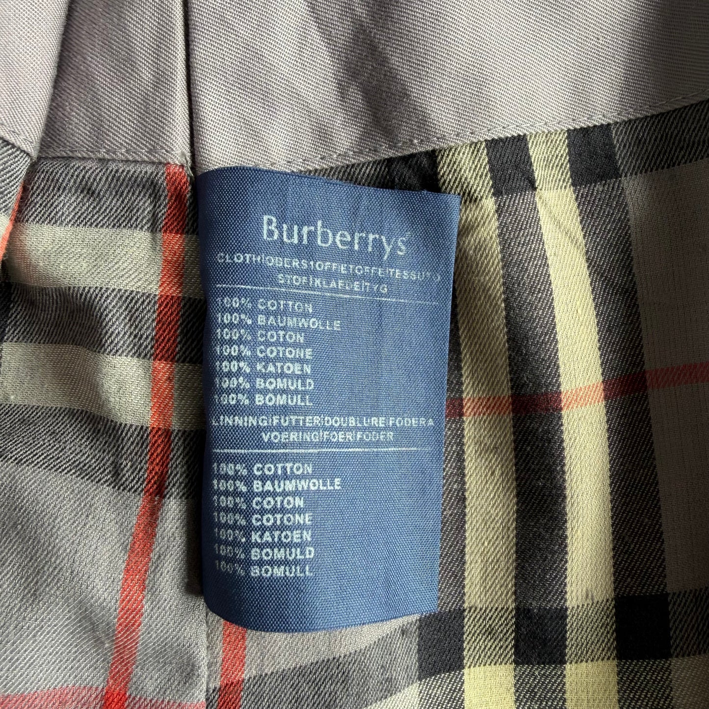 90s Burberry Double Breasted Trench Coat - M
