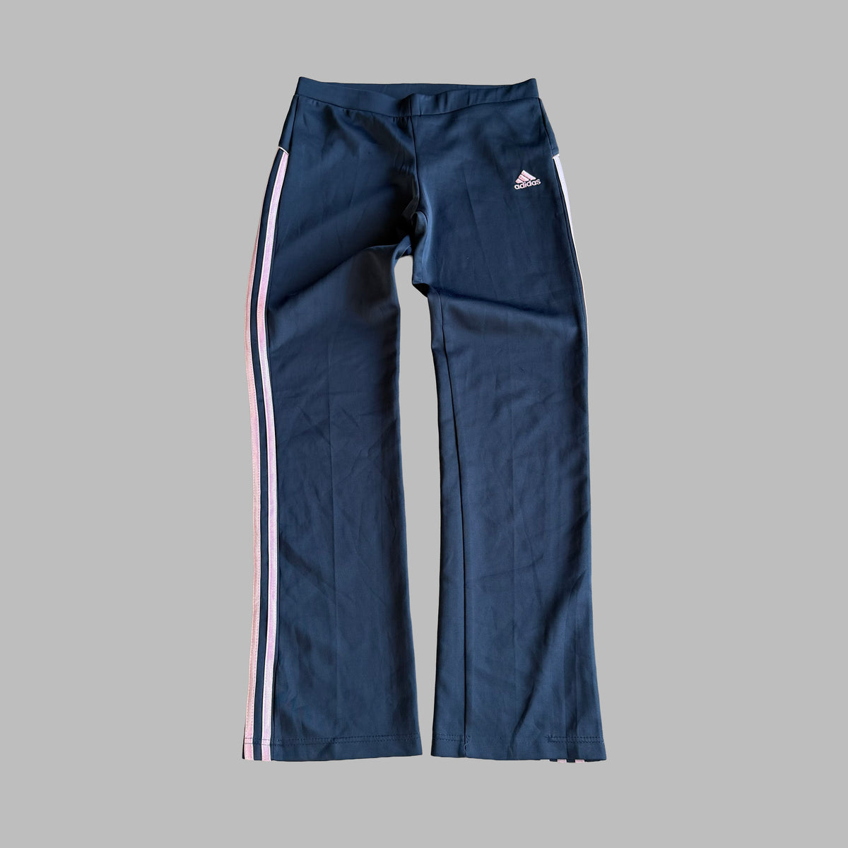 Y2K Adidas Three Stripe Active Track Pants - S