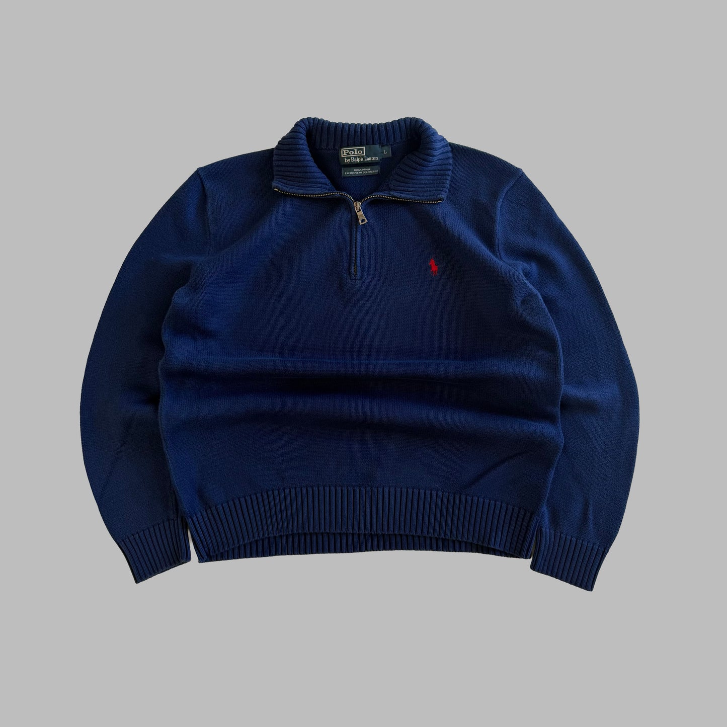 90s Polo Ralph Lauren Quarter Zip - L