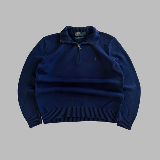 90s Polo Ralph Lauren Quarter Zip - L