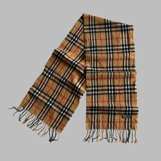 90s Burberry Nova Check Scarf