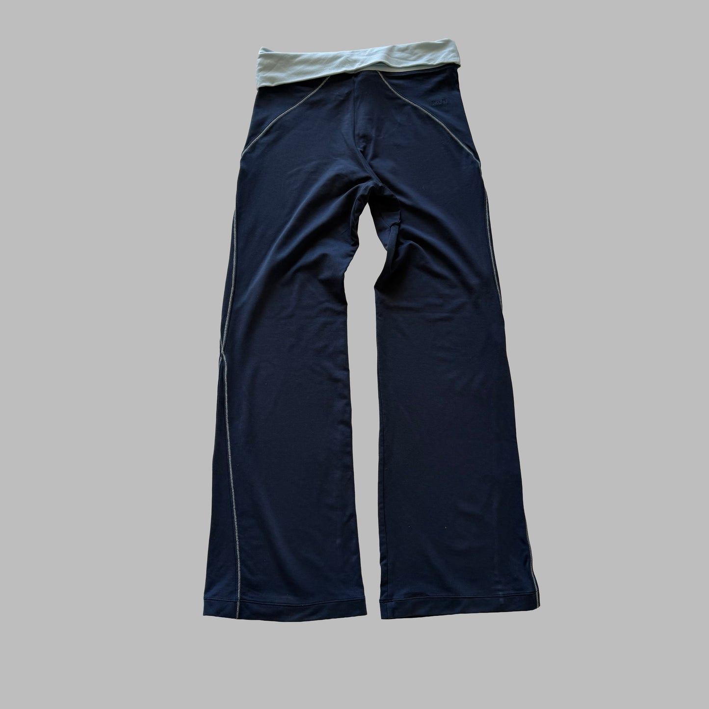 Y2K Nike Fold-over Flared Activewear Pants - S