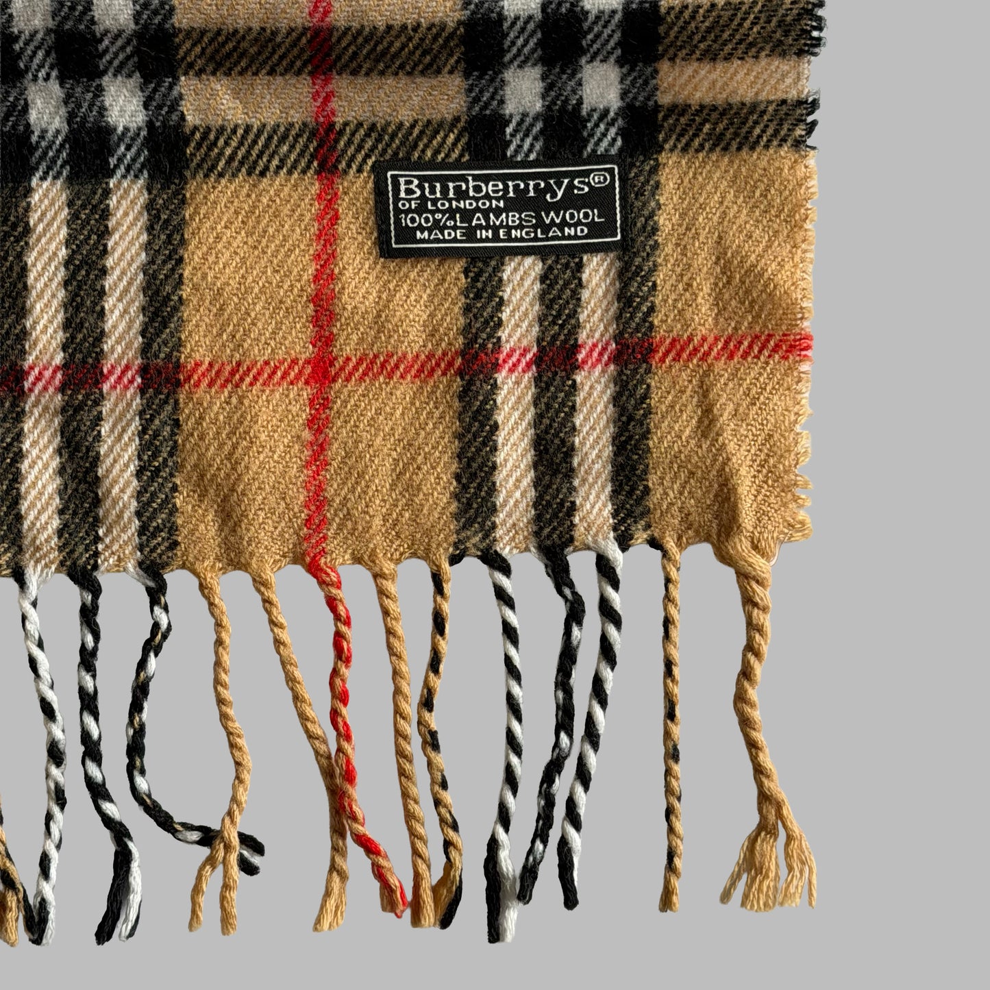 90s Burberry Nova Check Scarf