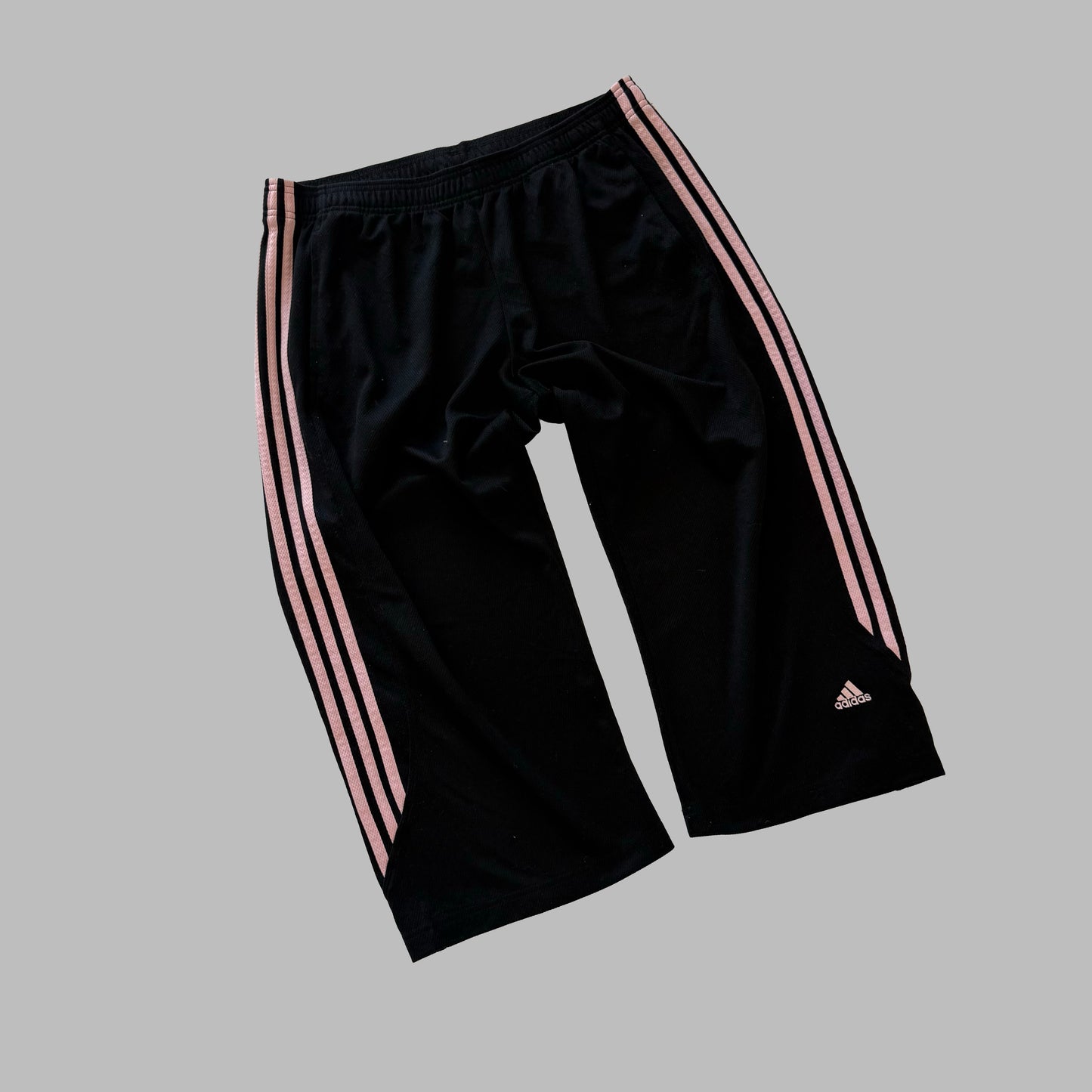 Y2K Adidas Three Stripe Capris - L