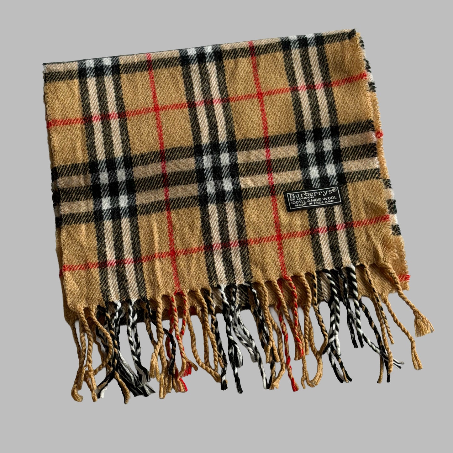 90s Burberry Nova Check Scarf