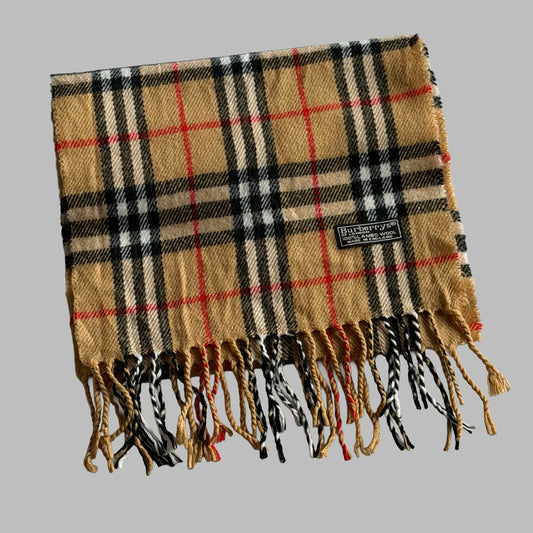 90s Burberry Nova Check Scarf