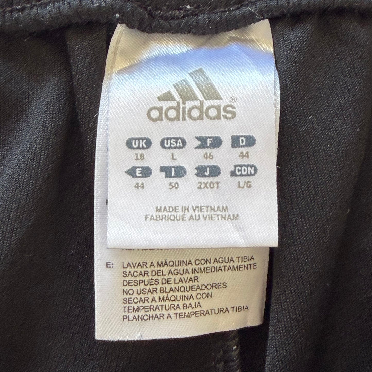 Y2K Adidas Three Stripe Capris - L
