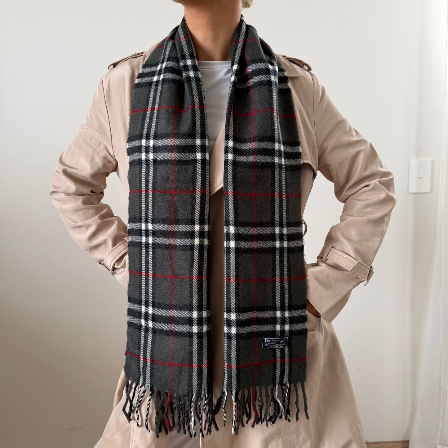 90s Burberry Scarf