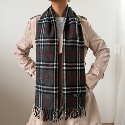 90s Burberry Scarf