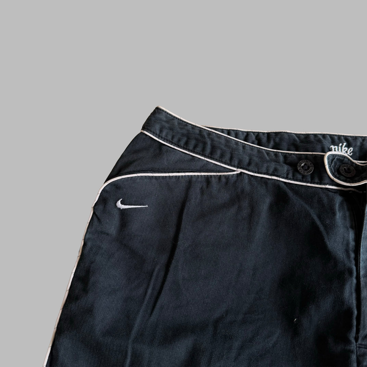 Y2K Nike Striped Baggy Track Pants - XS