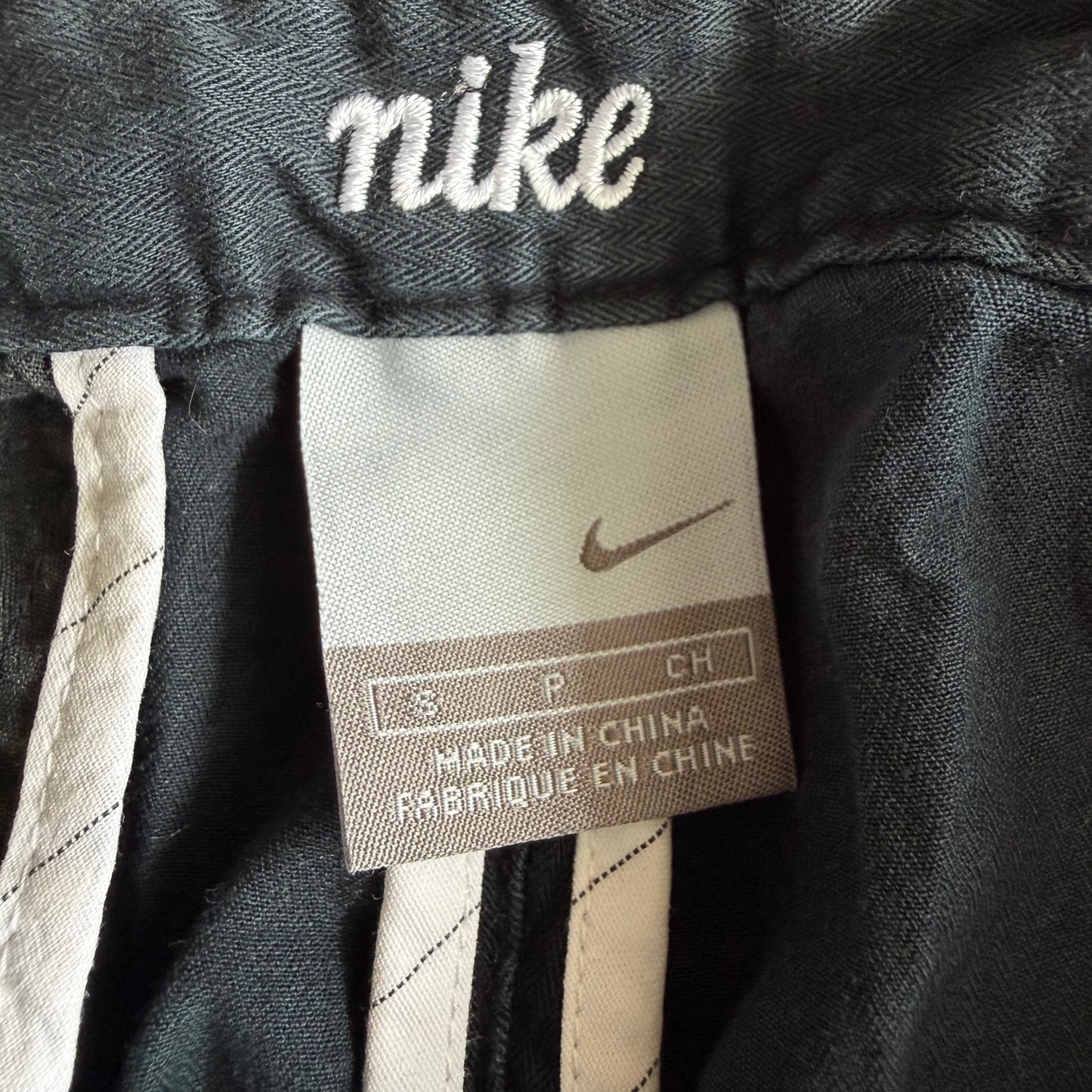 Y2K Nike Striped Baggy Track Pants - XS