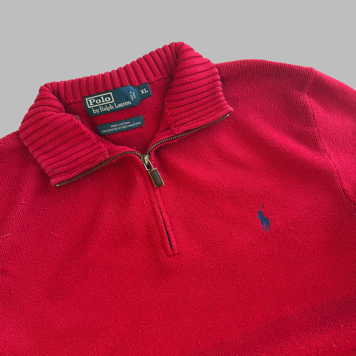 90s Polo Ralph Lauren Quarter Zip - XL