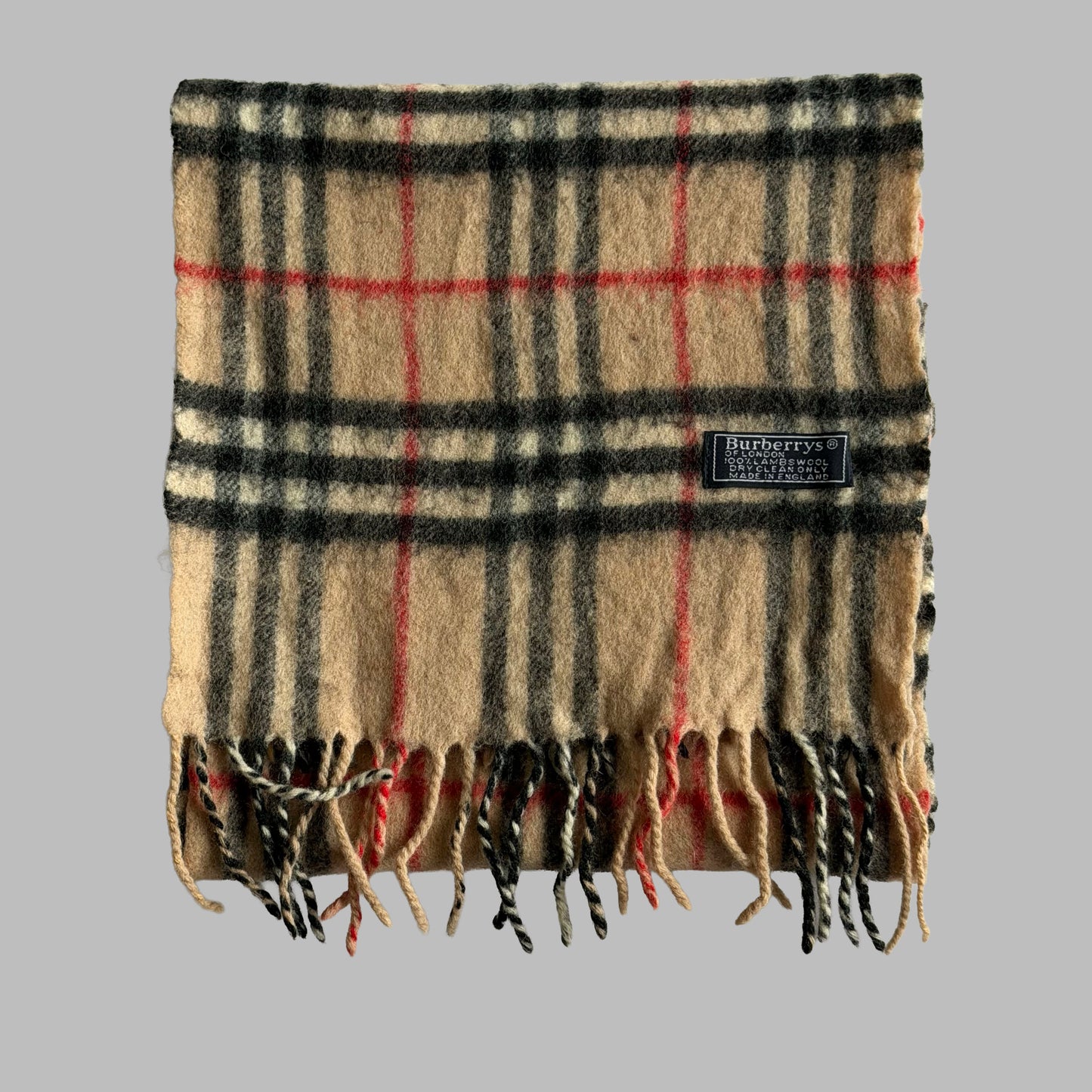 90s Burberry Nova Check Scarf