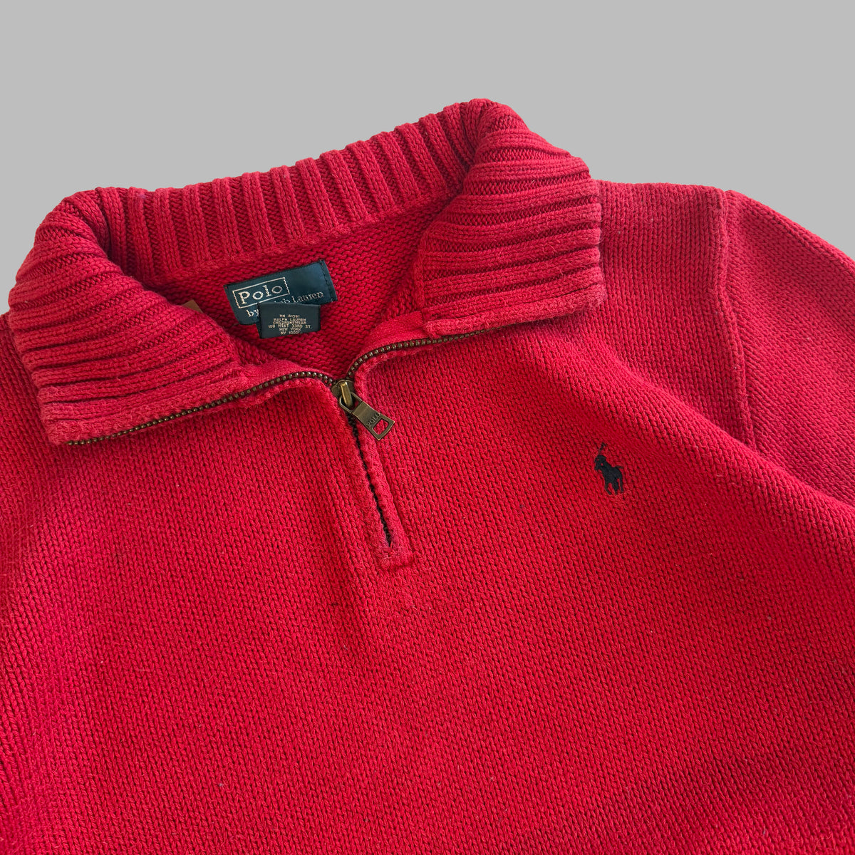 90s Polo Ralph Lauren Quarter Zip - M