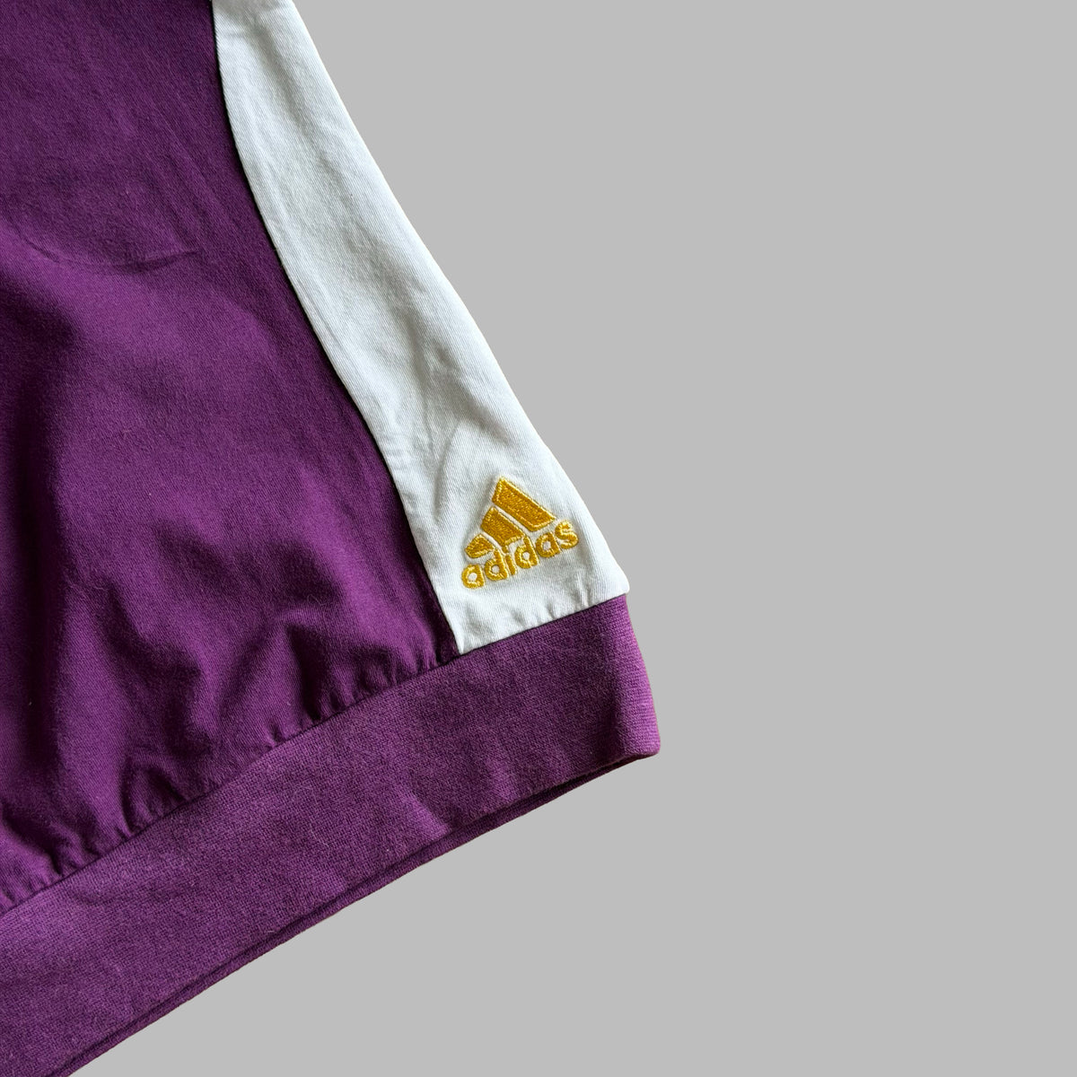 Y2K Adidas Three Stripe Layered Activewear Top - S/M