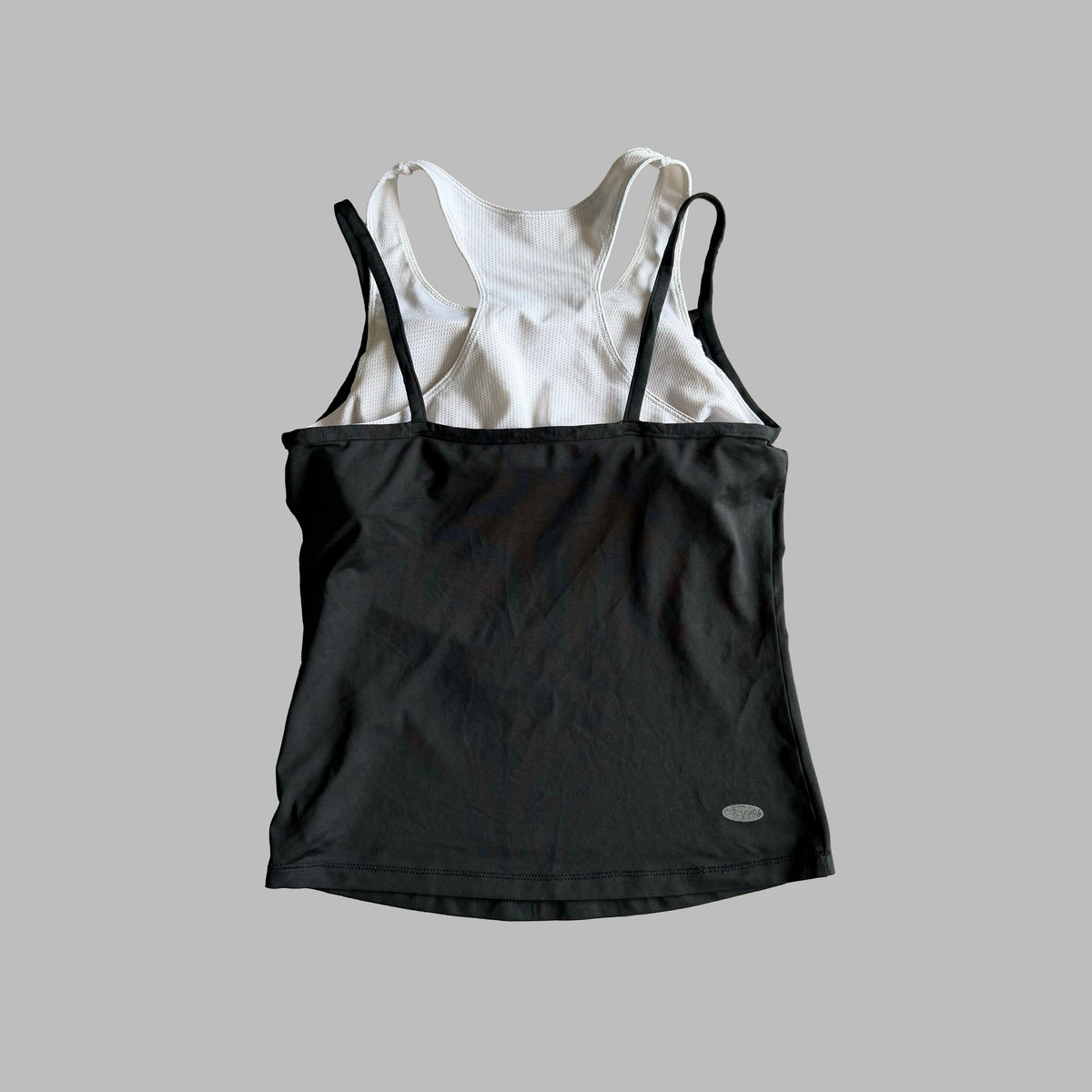 Y2K Adidas Layered Activewear Tank - XS