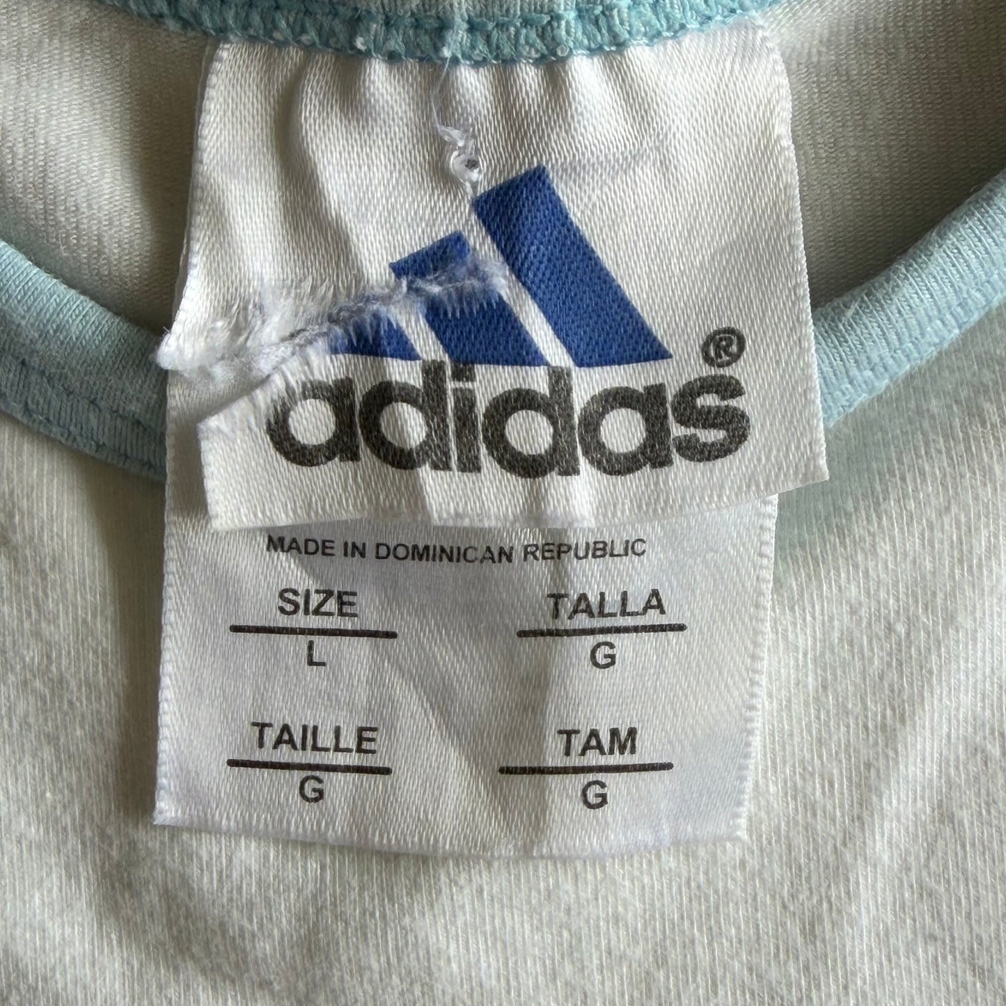 90s Adidas Three Stripe Panelled Tank - S