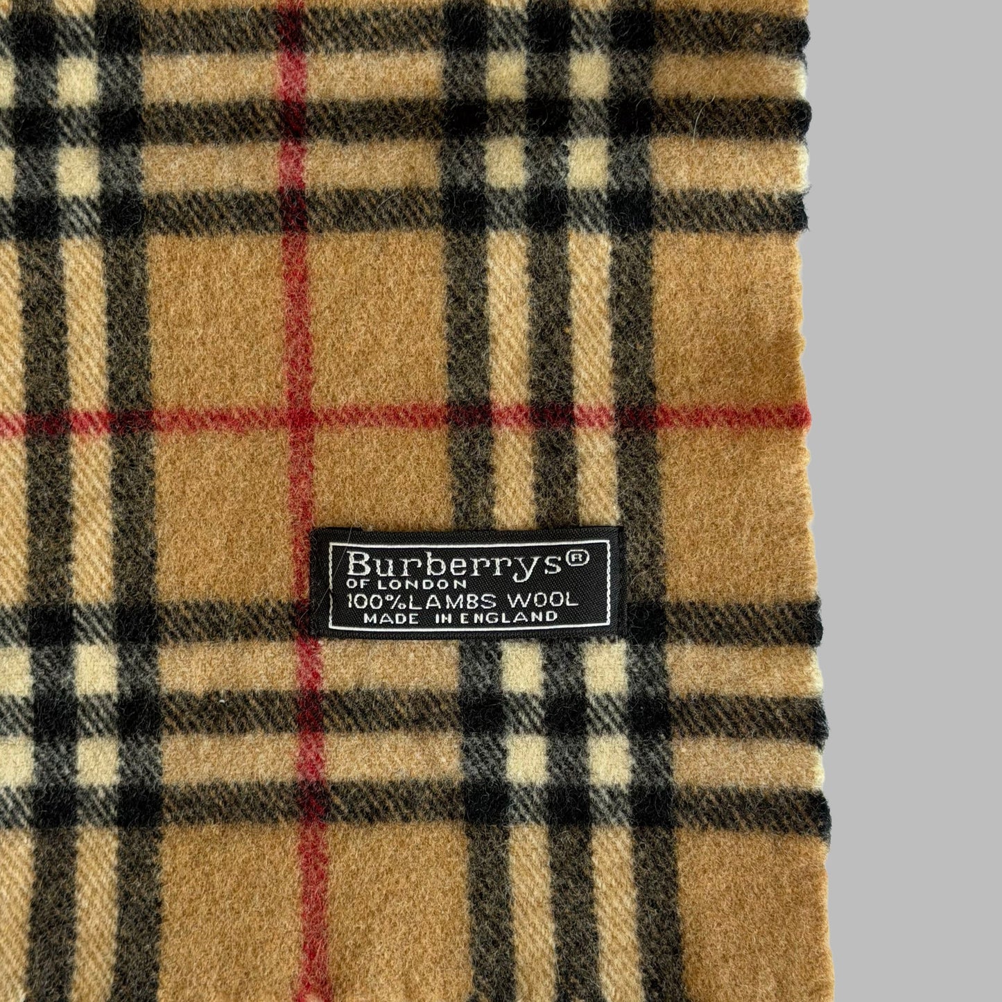 90s Burberry Scarf