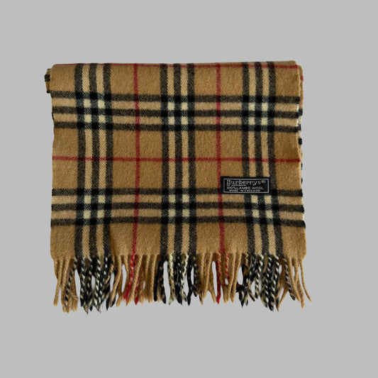 90s Burberry Scarf