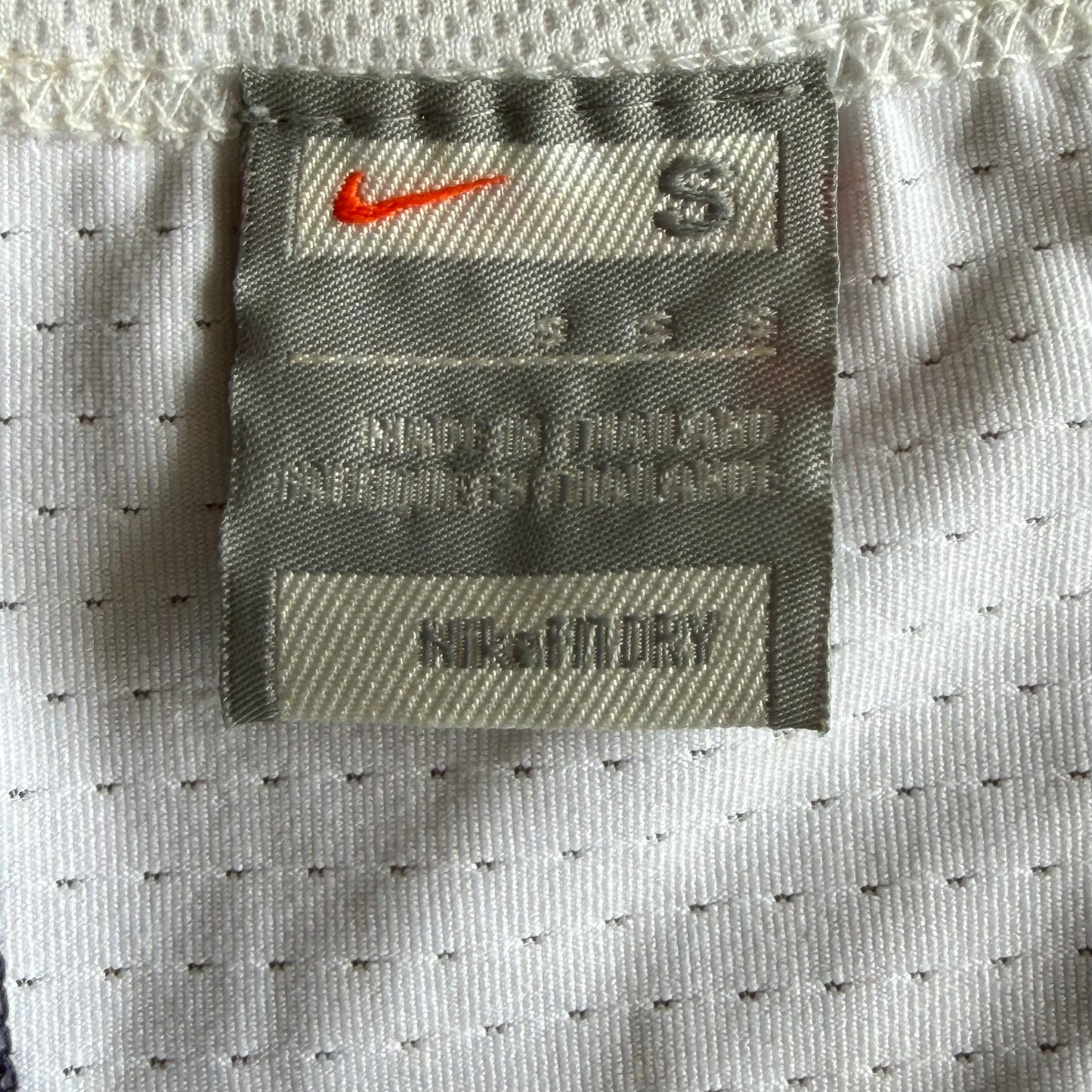 Y2K Nike Centre Swoosh Panelled Activewear Tank - S
