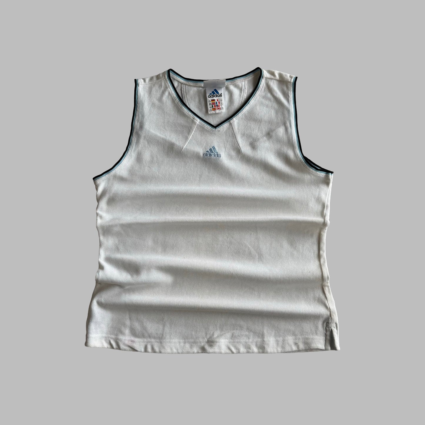 Y2K Adidas Ringer Tank - XL