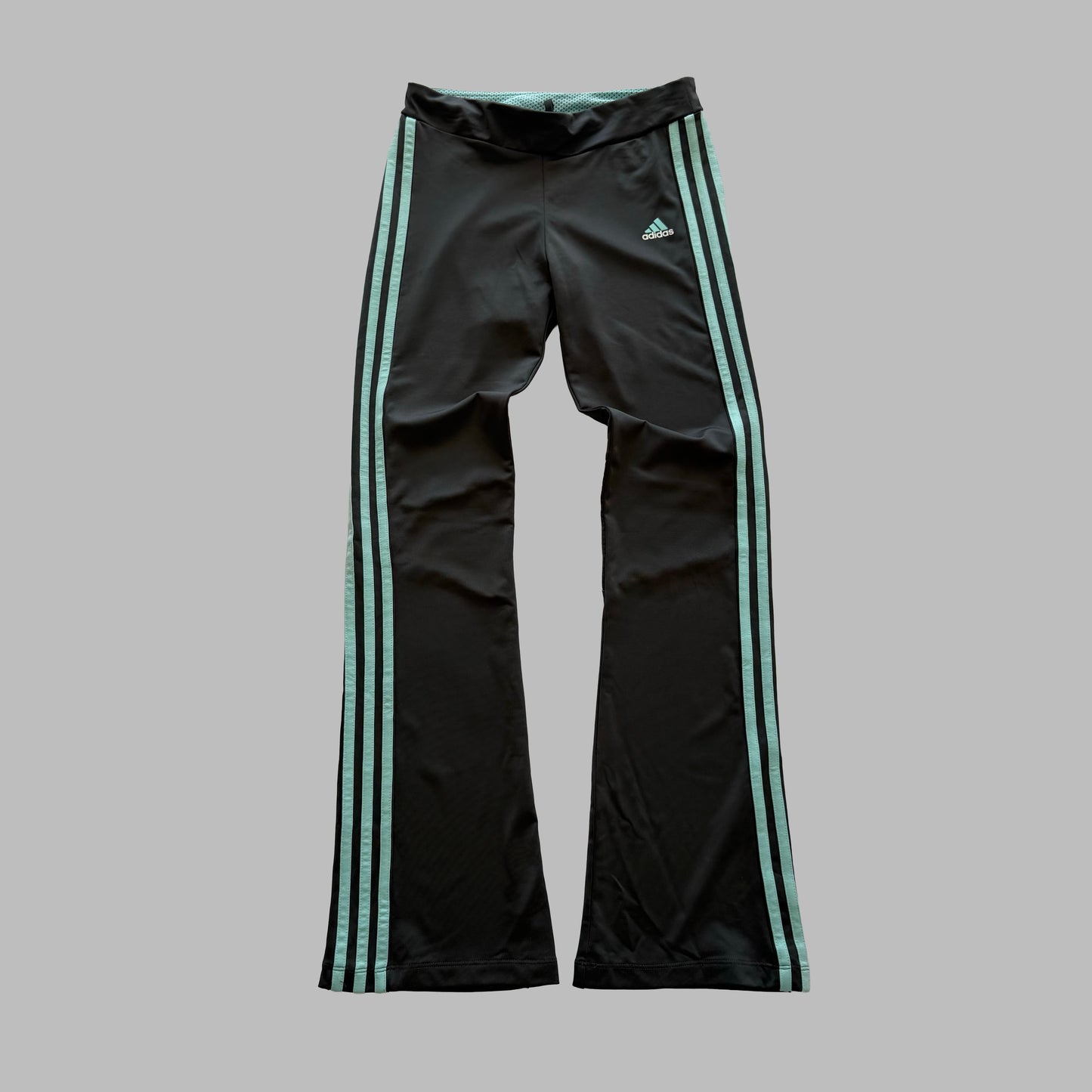 Y2K Deadstock Adidas Three Stripe Activewear Pants -S