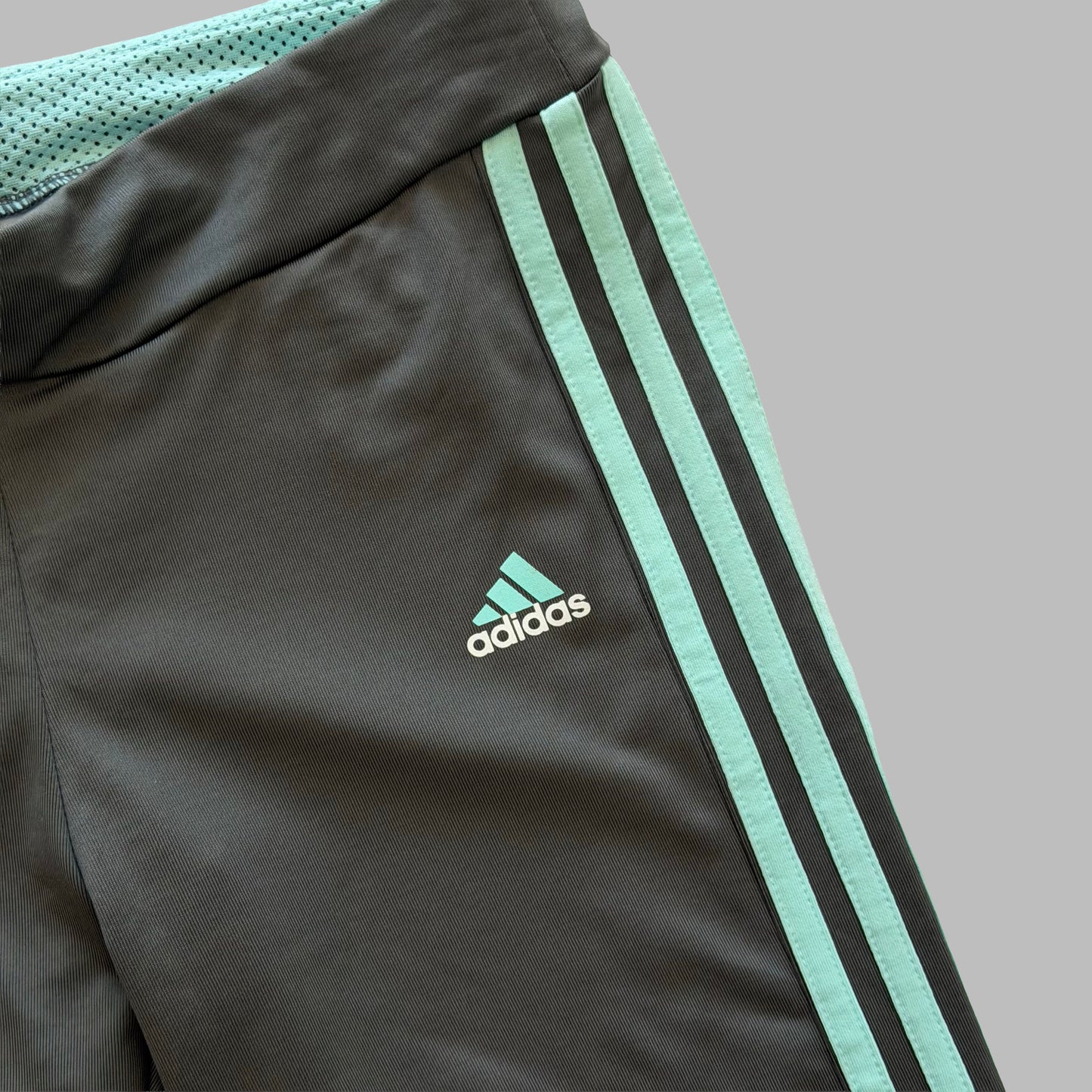 Y2K Deadstock Adidas Three Stripe Activewear Pants -S