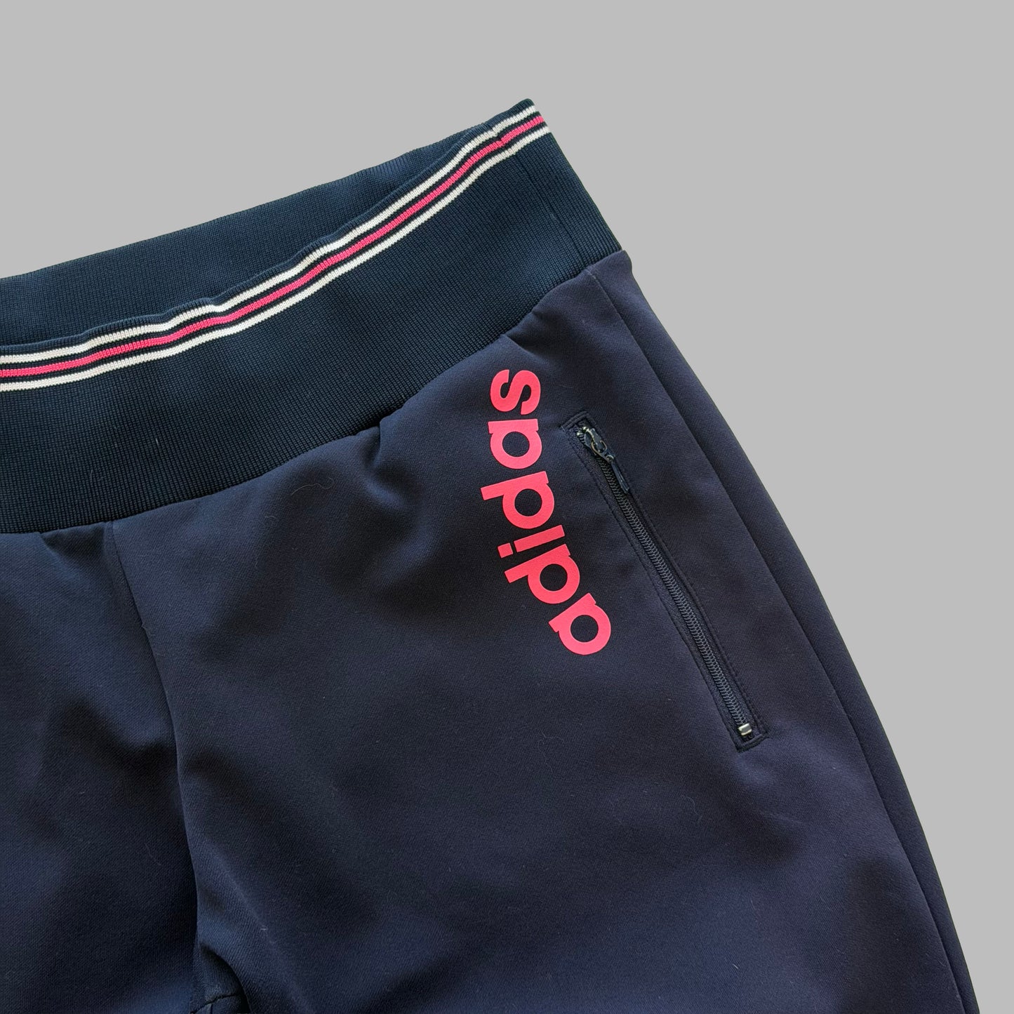 Y2K Adidas Wide Leg Capris - M