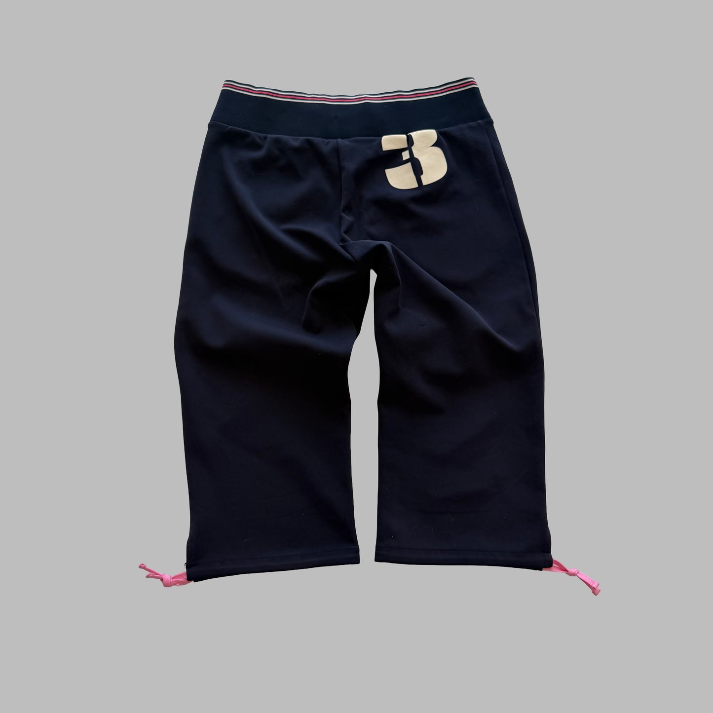 Y2K Adidas Wide Leg Capris - M