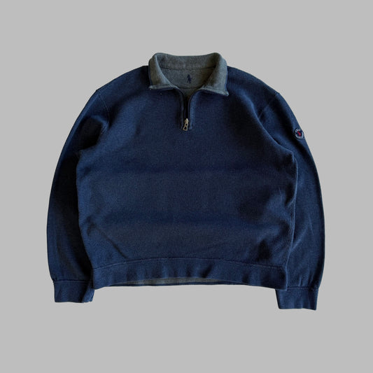 90s Reversible Ralph Lauren Quarter Zip - Large