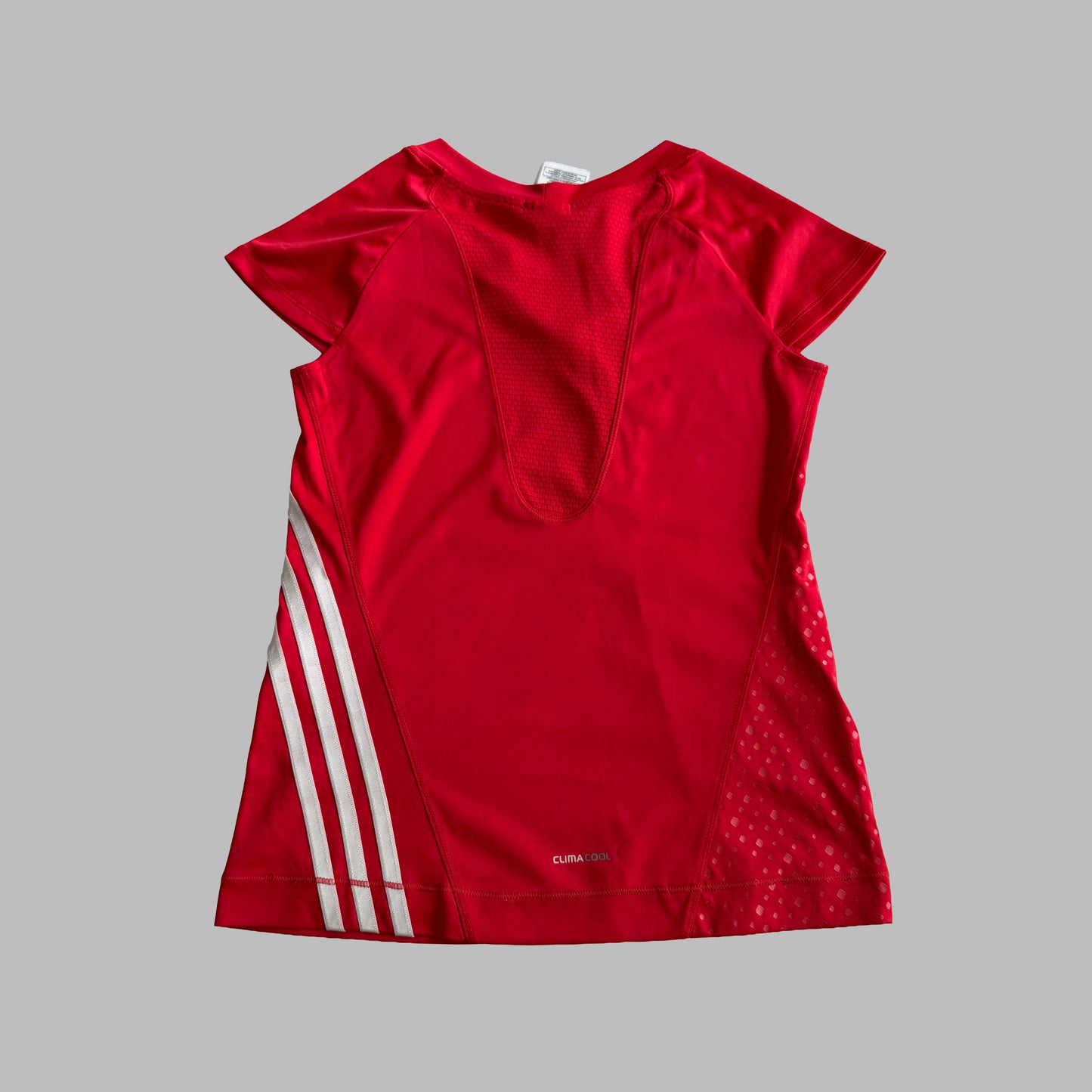 Y2K Adidas Three Stripe Activewear Top - S/M