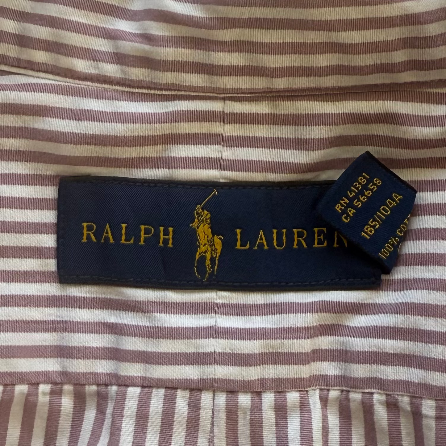 Ralph Lauren Striped Button Up Shirt - XL