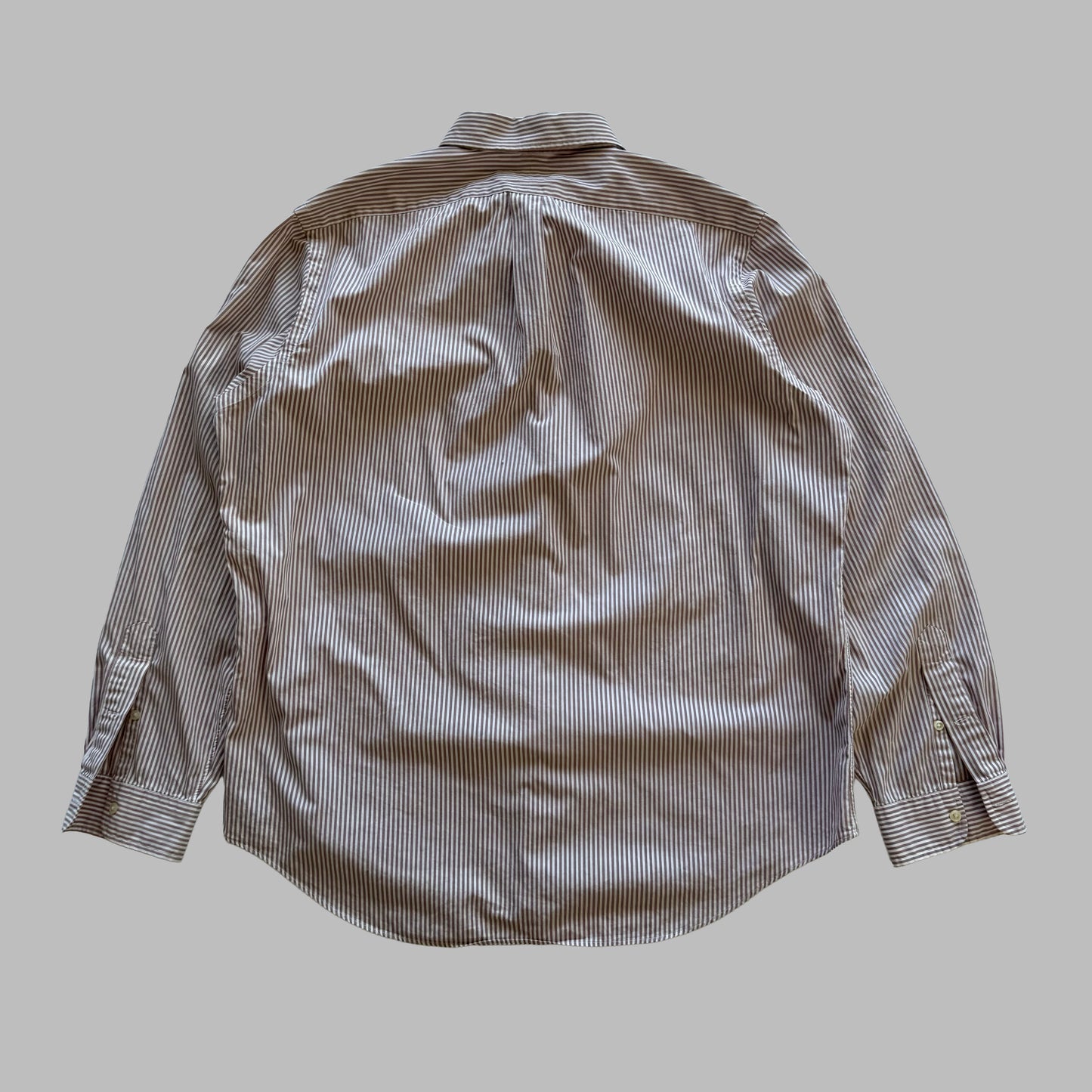 Ralph Lauren Striped Button Up Shirt - XL