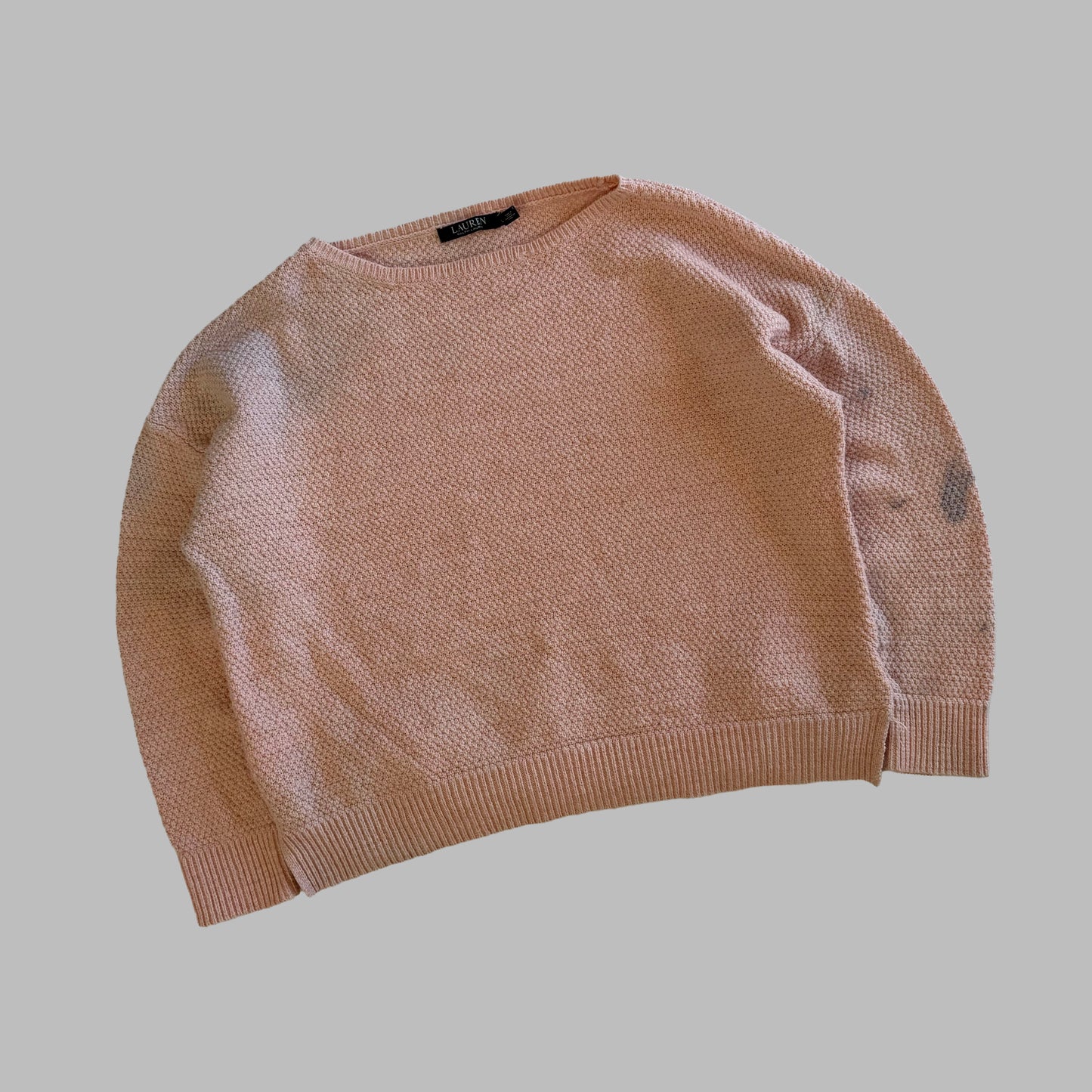 Y2K Polo Ralph Lauren Heavy Knit - L