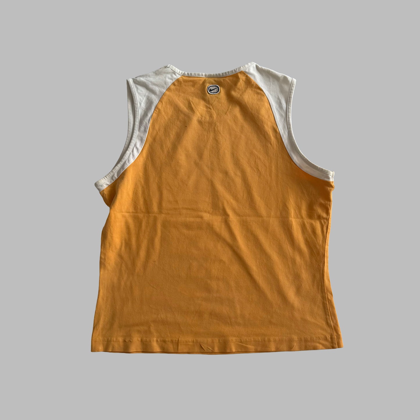 Y2K Nike Centre Swoosh Panelled Tank - L